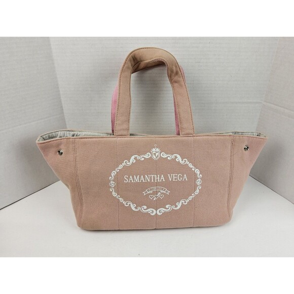 Samantha Vega Fleece Sweatshirt Tote Shoulder Handbag Purse - Picture 1 of 9